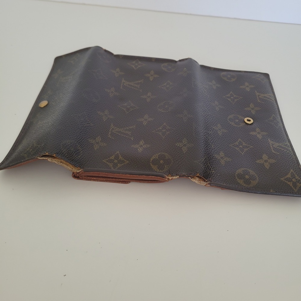 Louis Vuitton Monogram Porte Tresor International Wallet Brown M61215 TH0051 - Picture 12 of 14